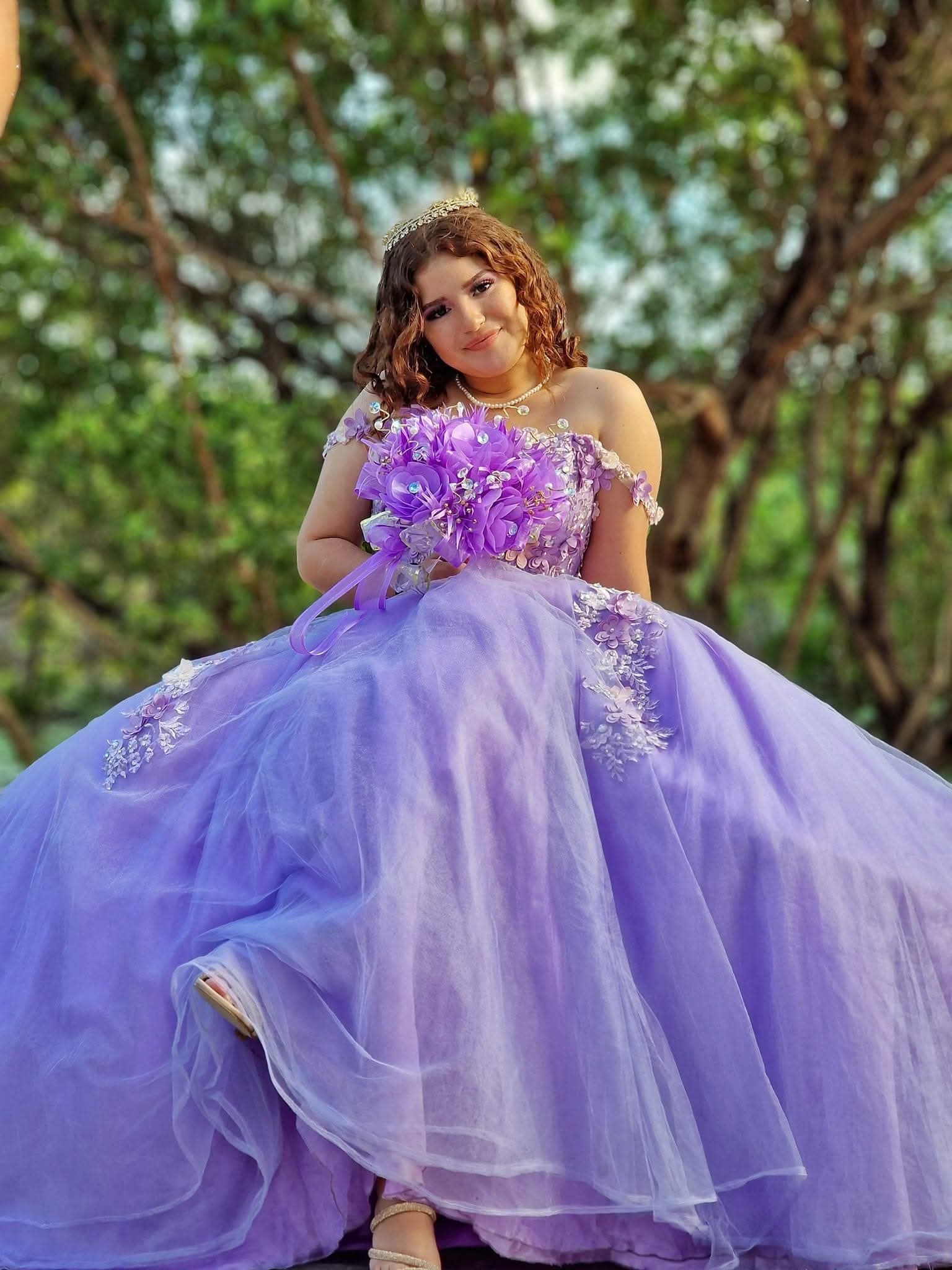 Fotografía de quinceañera en la laguna