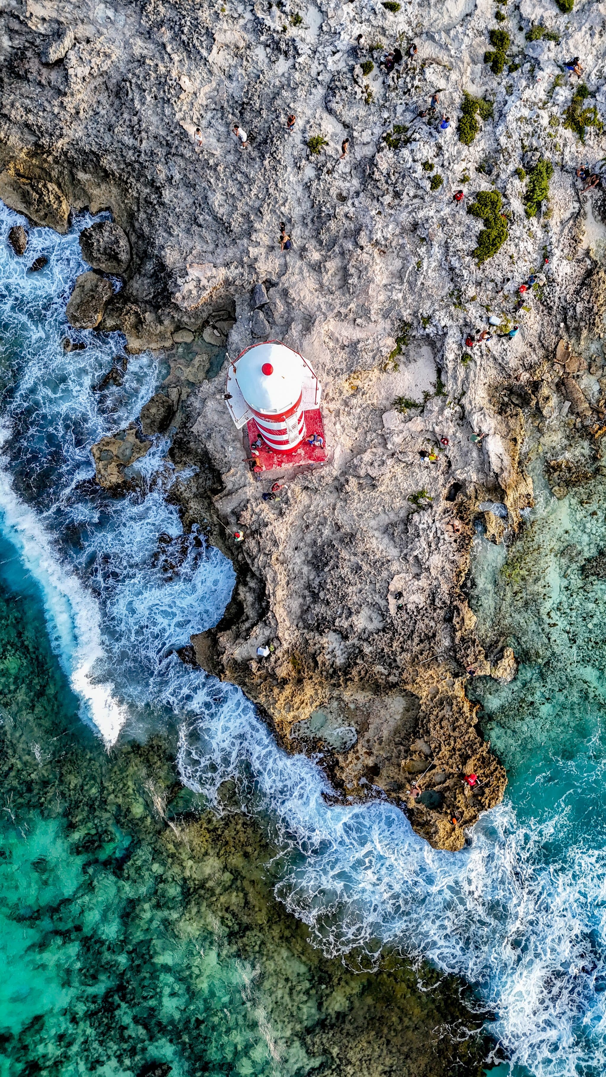Hermosa fotografía con dron en la playa