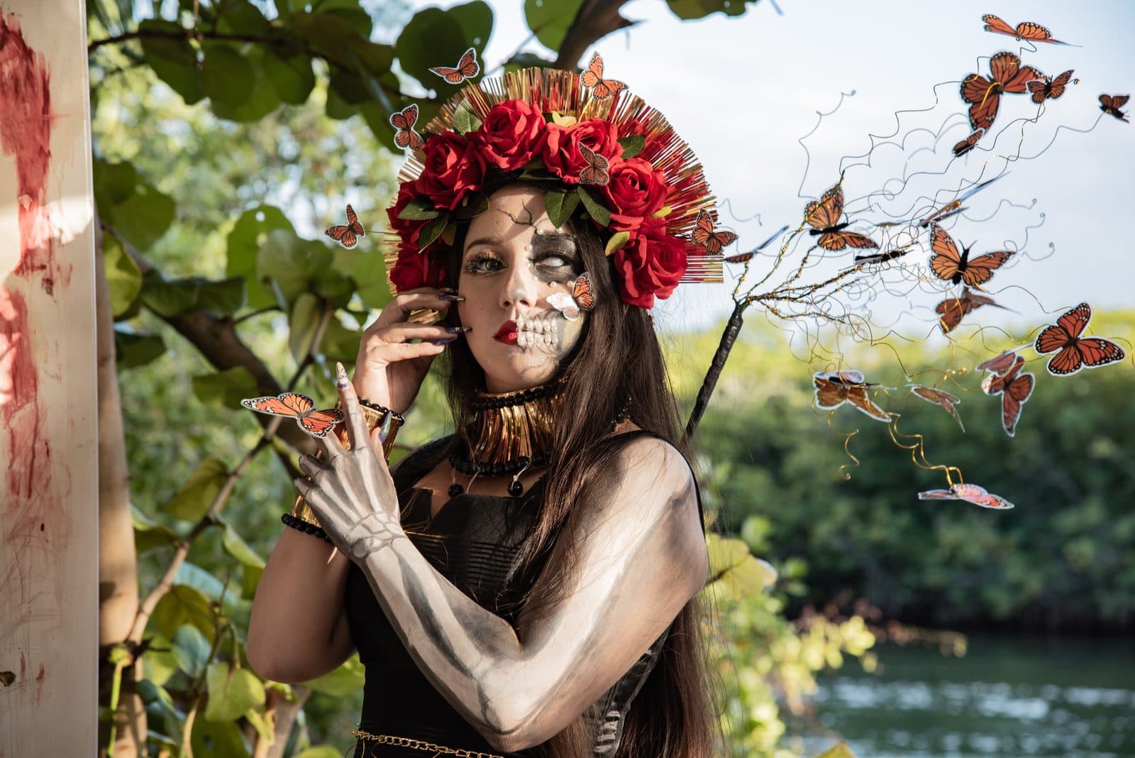 Dia de muertos en la playa